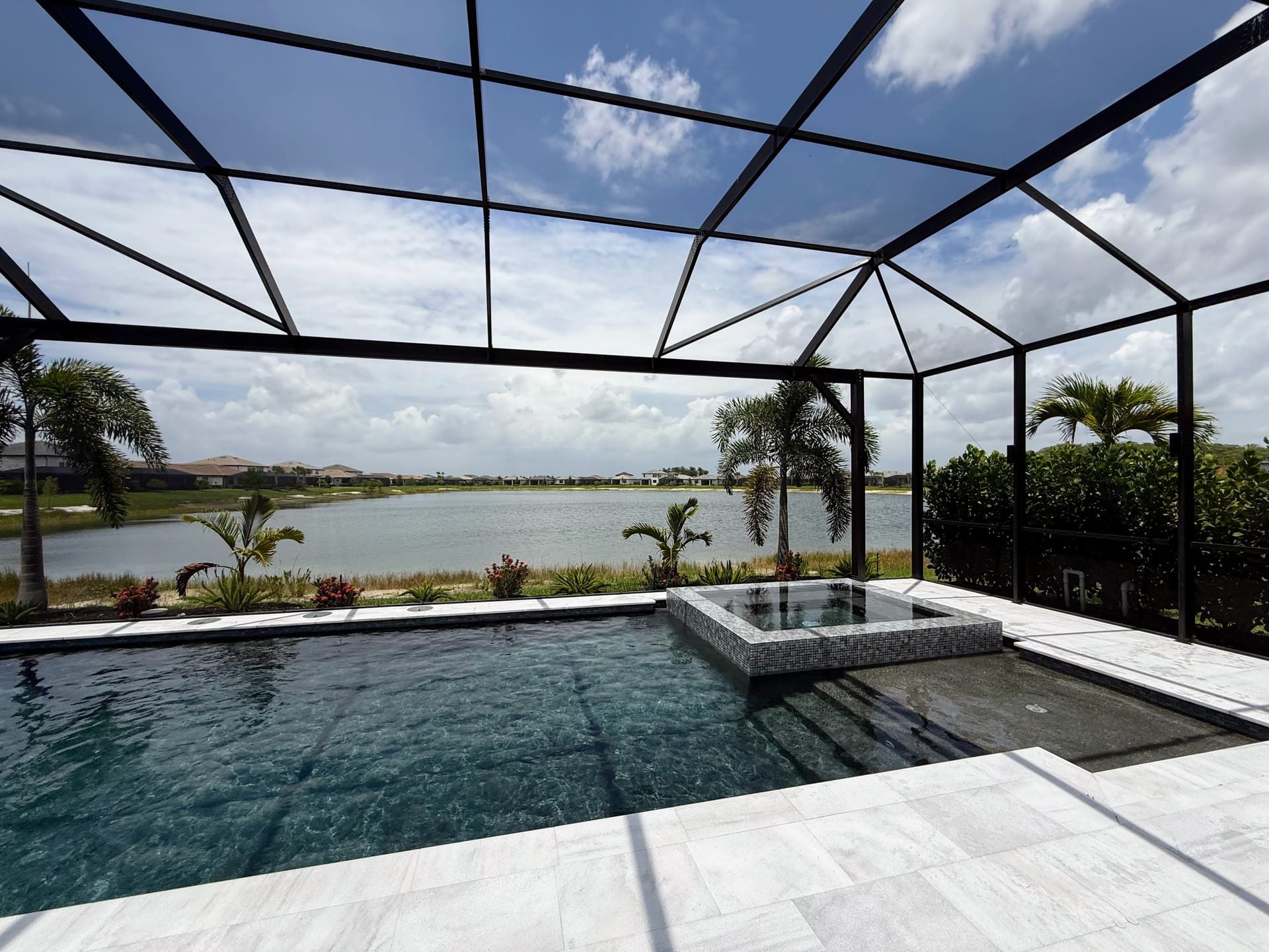 Premier Pressure & Pools crews at work on a Southwest Florida property