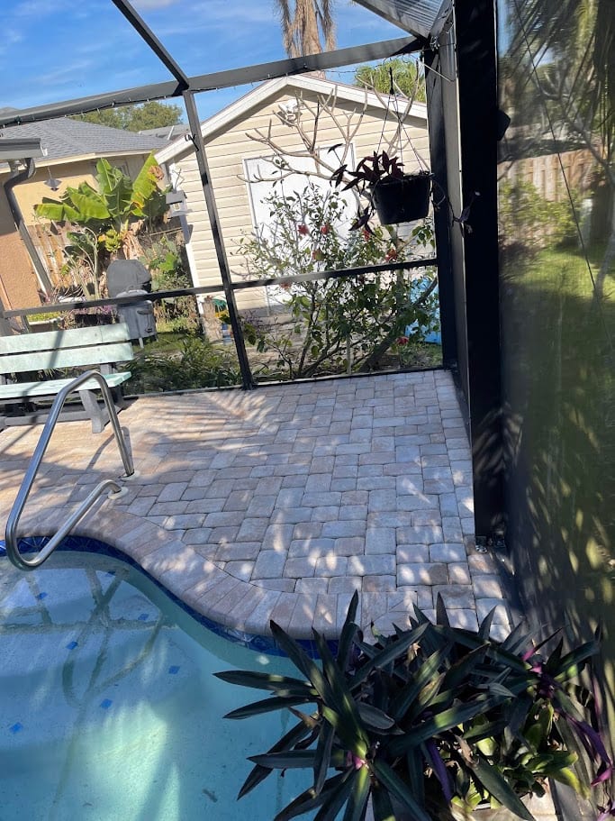 Patio after