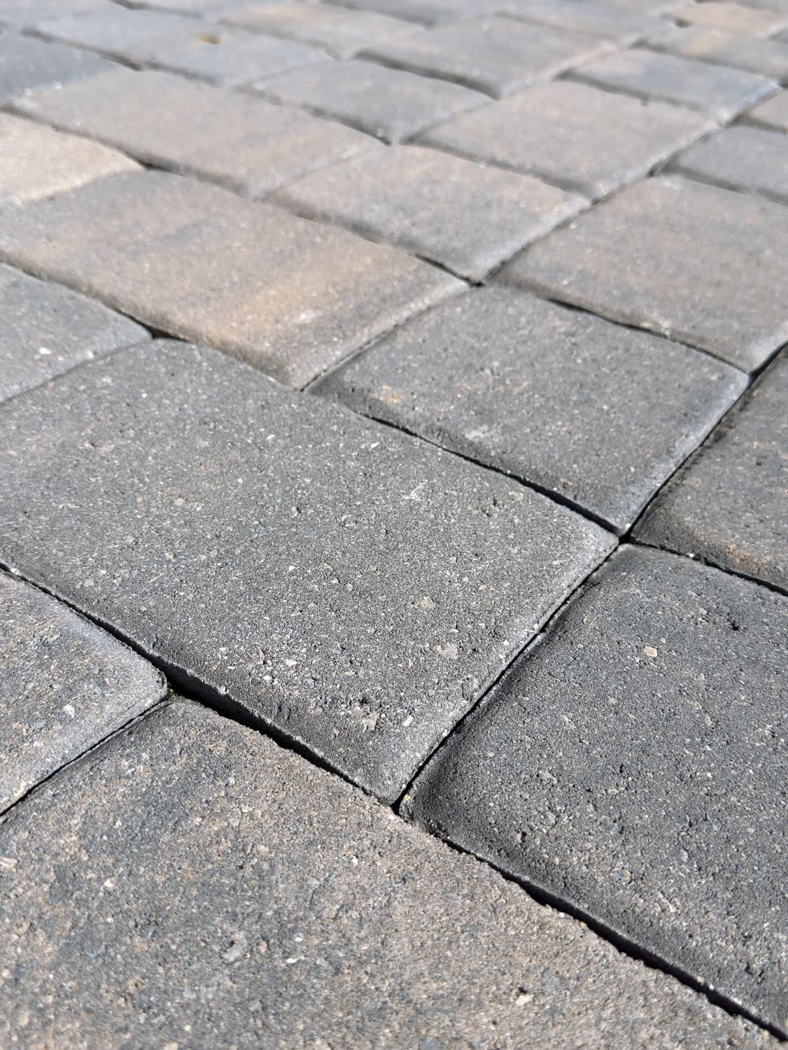 Pavers after cleaning and repairs