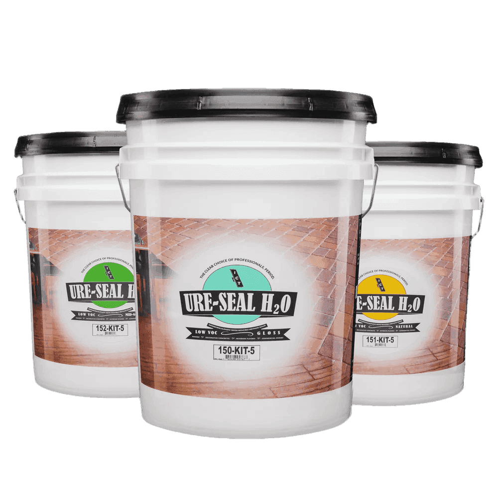 Ure-Seal H2O water-based paver sealer — the sealer we tint and seal with